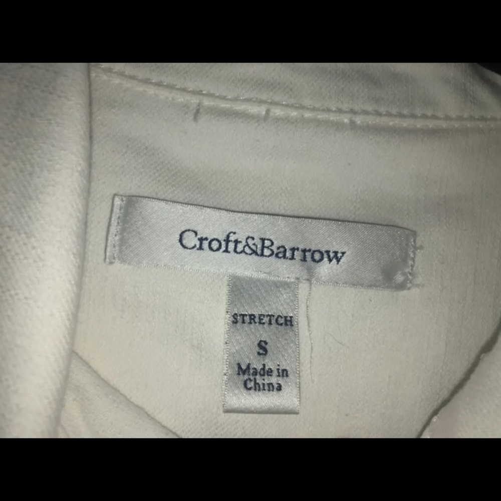 ⛔️ SOLD ⛔️ Croft & Barrow white jean jacket - Picture 4 of 4
